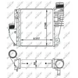 NRF 30924 Radiador de aire de admisión