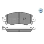 MEYLE 025 222 0117/PD Juego de pastillas de freno