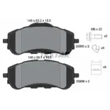 TEXTAR 2589501 Juego de pastillas de freno