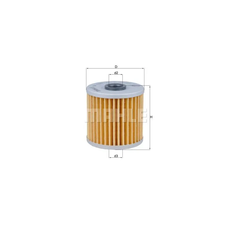 Filtro de aceite MAHLE OX796