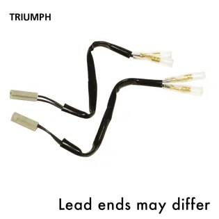 Conector Oxford para intermitentes específicos Triumph - Negro OX899