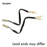 Conector Oxford para intermitentes específicos Triumph - Negro OX899