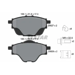 TEXTAR 2582701 Juego de pastillas de freno