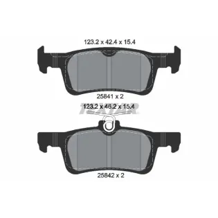 TEXTAR 2584101 Juego de pastillas de freno