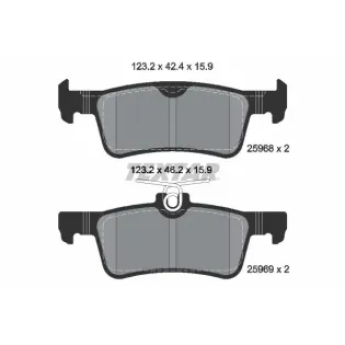 TEXTAR 2596801 Juego de pastillas de freno