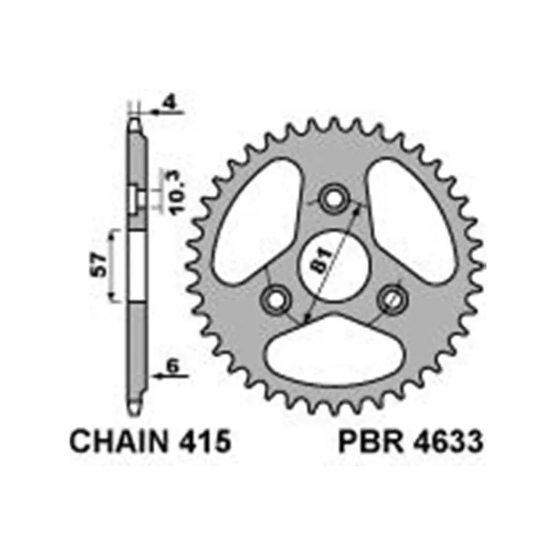 Moto3 Honda  Oz Wheel 33Th   P4633.33