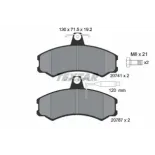 TEXTAR 2074101 Juego de pastillas de freno