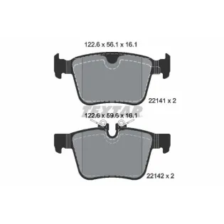 TEXTAR 2214101 Juego de pastillas de freno