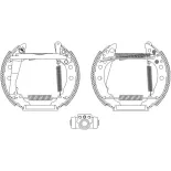 TEXTAR 84018201 Juego de zapatas de frenos