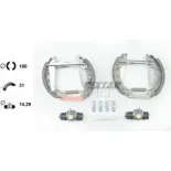 TEXTAR 84018201 Juego de zapatas de frenos