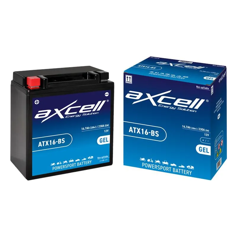 Batería moto Axcell GEL ATX16-BS