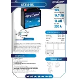 Batería moto Axcell GEL ATX16-BS