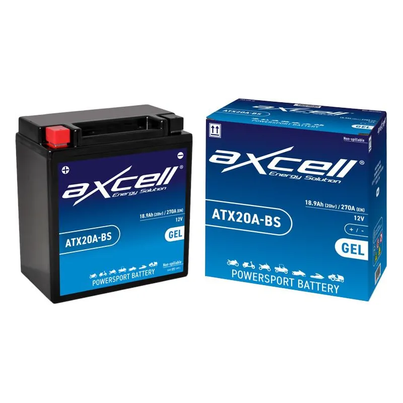 Batería moto Axcell GEL ATX20A-BS