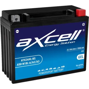 Batería moto Axcell GEL ATX24HL-BSA50-N18L-AA2A3