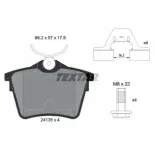 TEXTAR 2413501 Juego de pastillas de freno