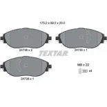 TEXTAR 2473806 Juego de pastillas de freno