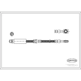 CORTECO 19032243 Tubo flexible de frenos
