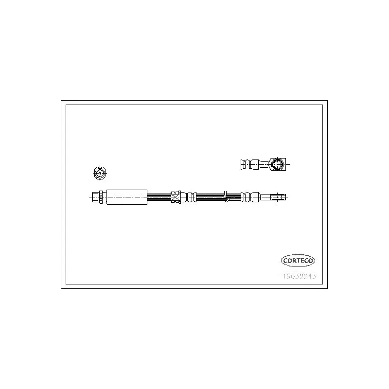 CORTECO 19032243 Tubo flexible de frenos