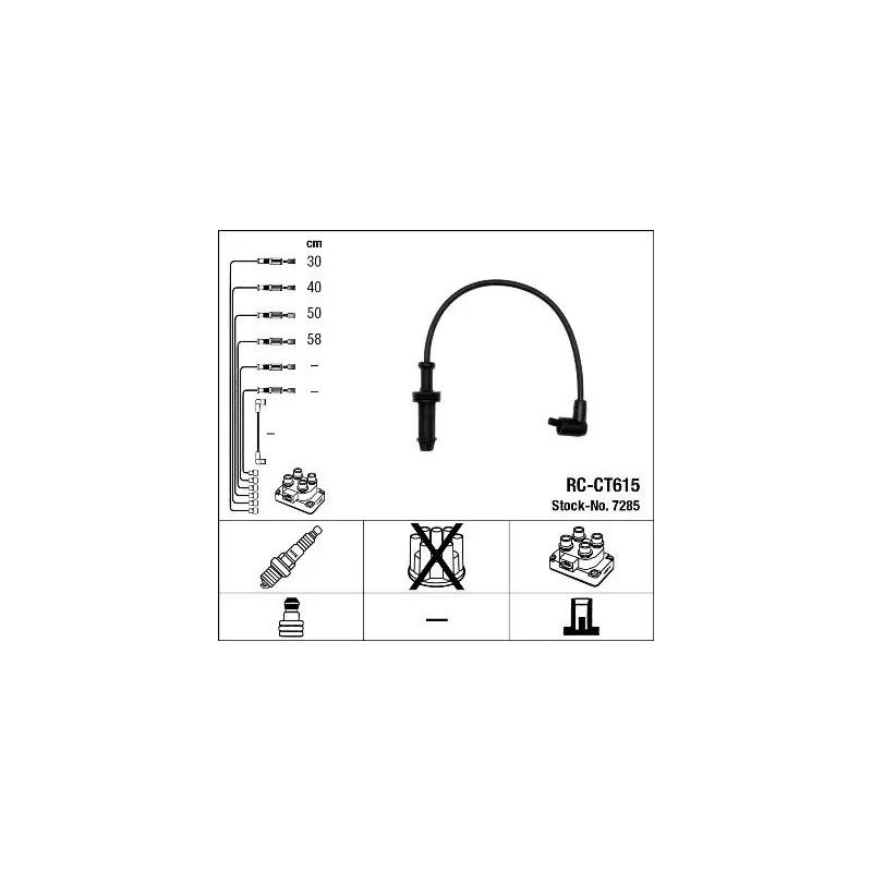 NGK 7285 Juego de cables de encendido