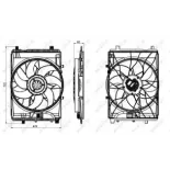 NRF 47849 Ventilador, refrigeración del motor