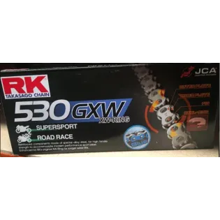 Cadena para moto RK 530 GXW XW-RING azul 120 pasos BB530ZXW120