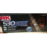 Cadena para moto RK 530 GXW XW-RING azul 120 pasos BB530ZXW120