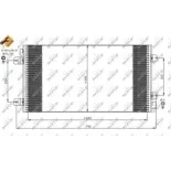 NRF 35485 Condensador, aire acondicionado