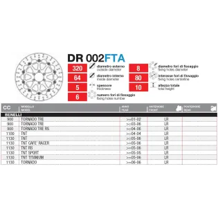 Discos De Freno Delantero Flotante - DR002FTA