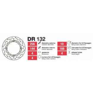 Discos De Freno Delt Honda Transalp 08 - DR132