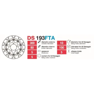 Discos De Freno Delt Kawa Zx6-Er6-Z750 - DS193FTA