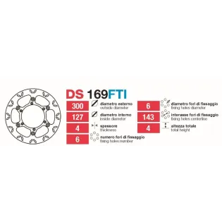 Discos De Freno Delt Ktm Lc4-Lc8 - DS169FTI