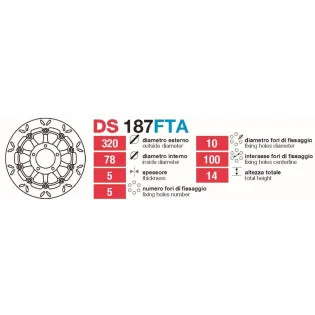 Discos De Freno Delt Triumph Speed Triple 955 - DS187FTA