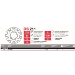 Discos De Freno Grimeca Yamaha Cygnus 125 - DS211