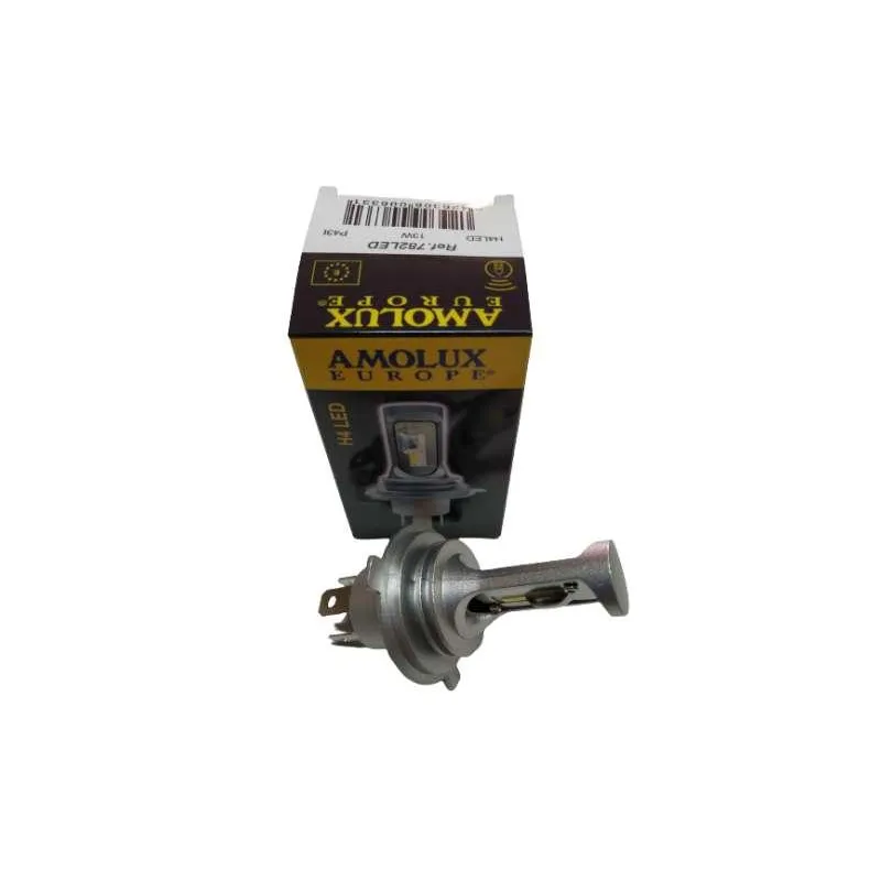 Lampara LED H4 moto coche 12V 13W 6000ºK Homologada