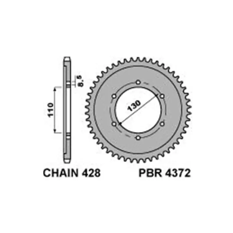 Yamaha 250 Ybr (C 428)   P4372.44