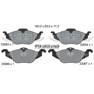 TEXTAR 2306302 Juego de pastillas de freno