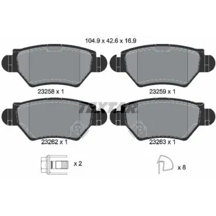 TEXTAR 2325803 Juego de pastillas de freno