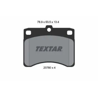 TEXTAR 2078001 Juego de pastillas de freno