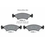 TEXTAR 2338401 Juego de pastillas de freno
