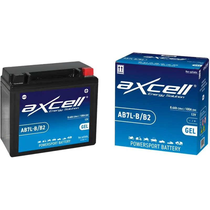 Batería moto Axcell GEL AB7L-BB2