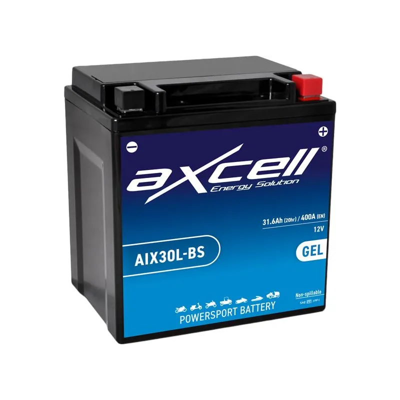 Batería moto Axcell GEL AIX30L-BS