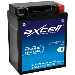 Batería moto Axcell GEL ATX14AHL-BSAB14L-A2B2