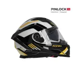 Casco integral Acerbis Homologación 22-06 negro y amarillo 0026016.318