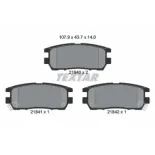 TEXTAR 2184002 Juego de pastillas de freno