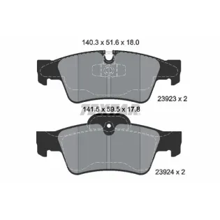 TEXTAR 2392302 Juego de pastillas de freno
