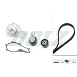 DOLZ KD015 Bomba de agua + kit correa distribución