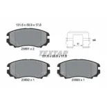 TEXTAR 2389105 Juego de pastillas de freno