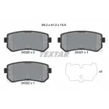 TEXTAR 2432001 Juego de pastillas de freno