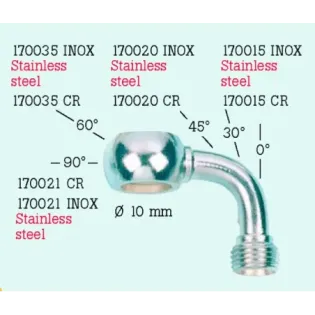 Banjo de moto 60° cromado FrenTubo 170035CR