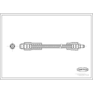 CORTECO 19026704 Tubo flexible de frenos